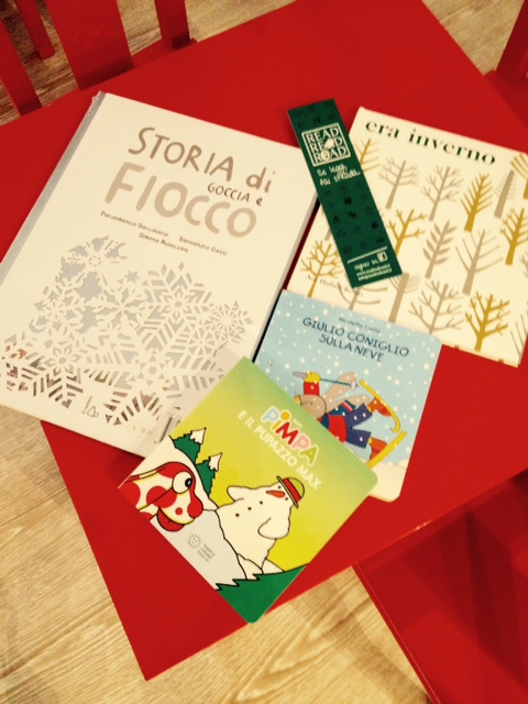 Libreria per bambini Roma, Read Red Road, Pimpa, Giulio Coniglio, La storia del fiocco. Libri per bambini